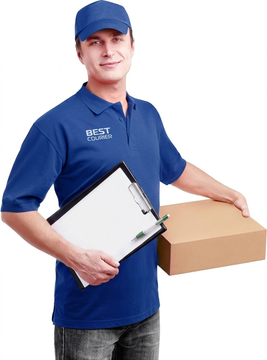 Skyline Delivery Man